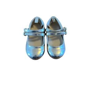 Gymboree Shiny Gold Dress Shoes Mary Jane with Double Strip | size 6 toddler